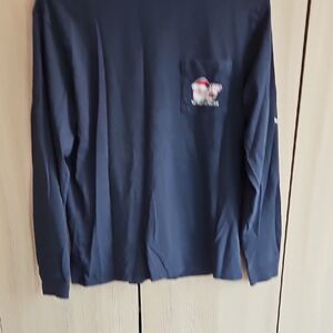 Vineyard Vines Navy Long Sleeve Tee